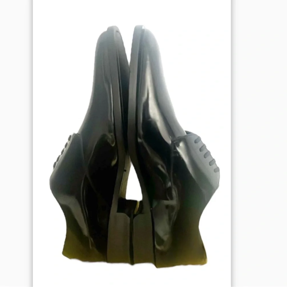 New authentic Saint Laurent luxury designer patent leather dress shoes 11.5 - Picture 9 of 17